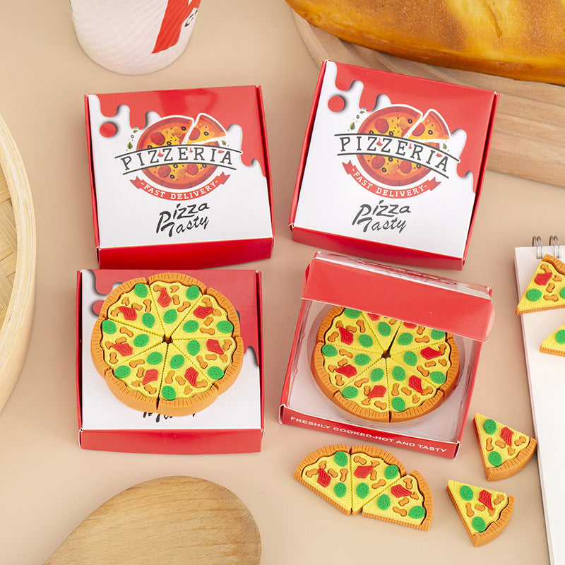 Creative Pizza Eraser (Set of 7 slice)