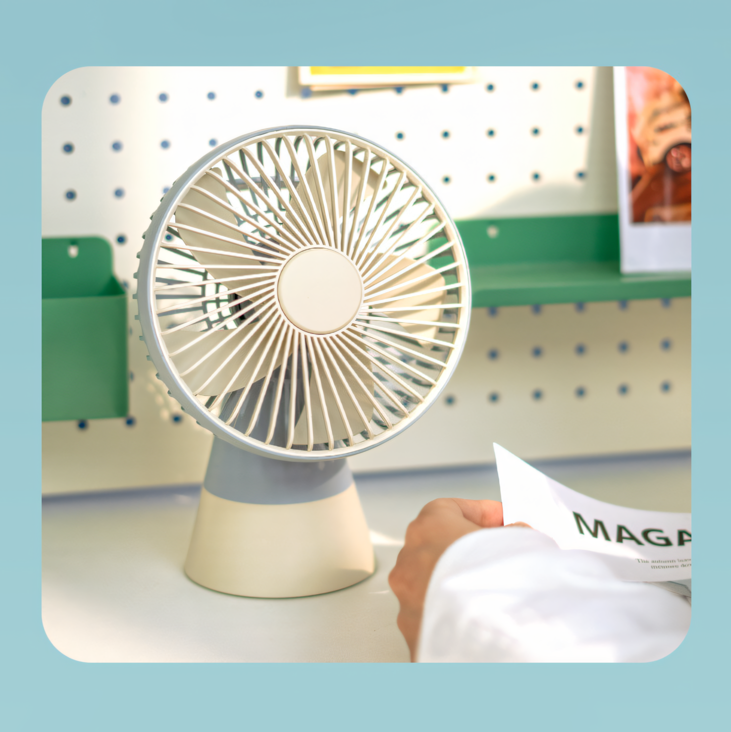 Cool & Compact: Windmill Portable Desk Fan