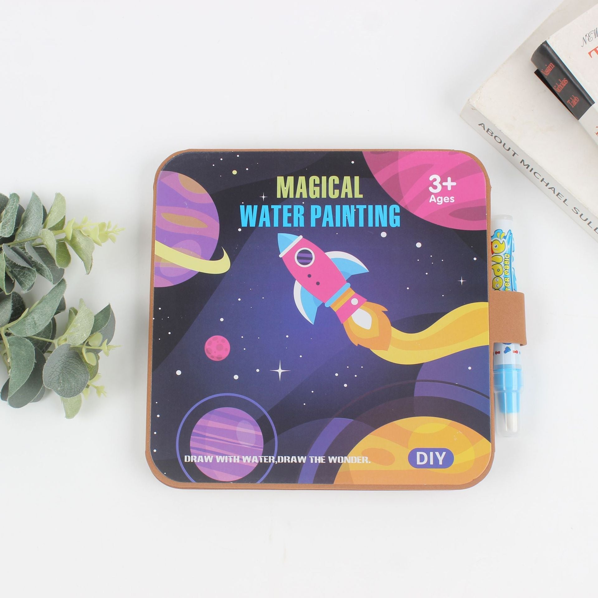 Creative Water Painting & Sticker Doodle Book