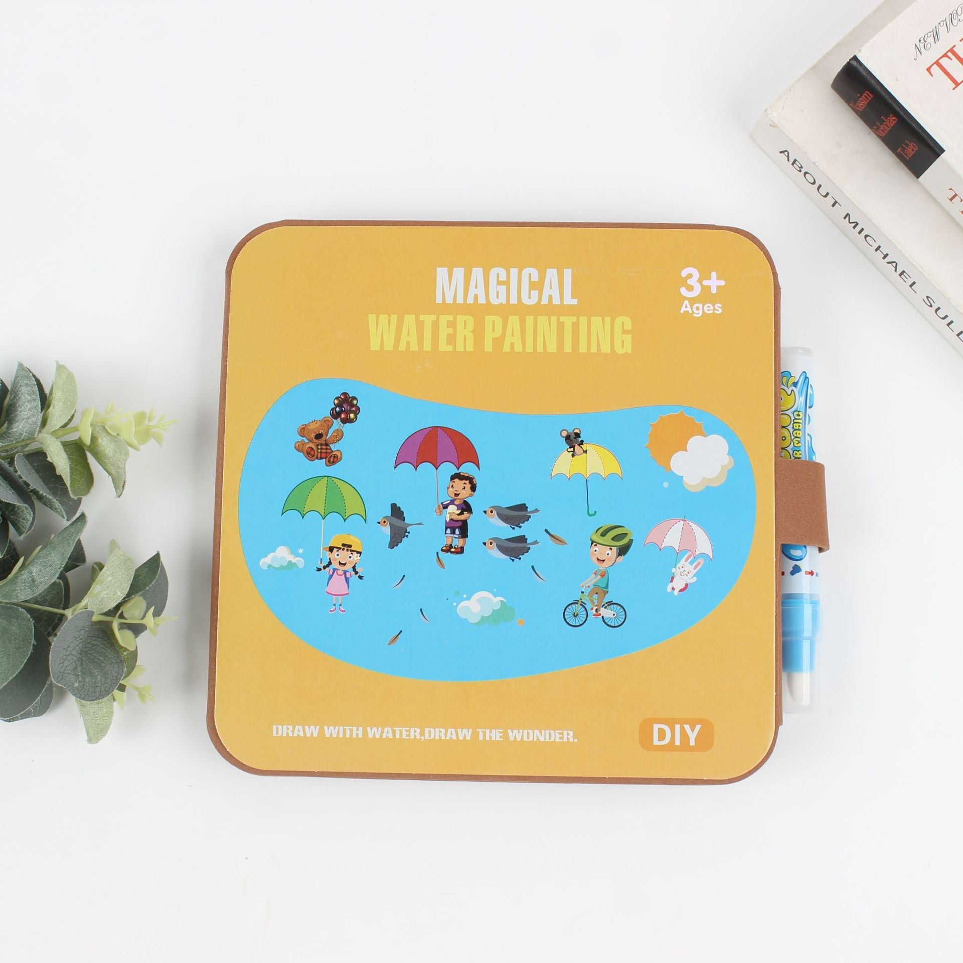 Creative Water Painting & Sticker Doodle Book