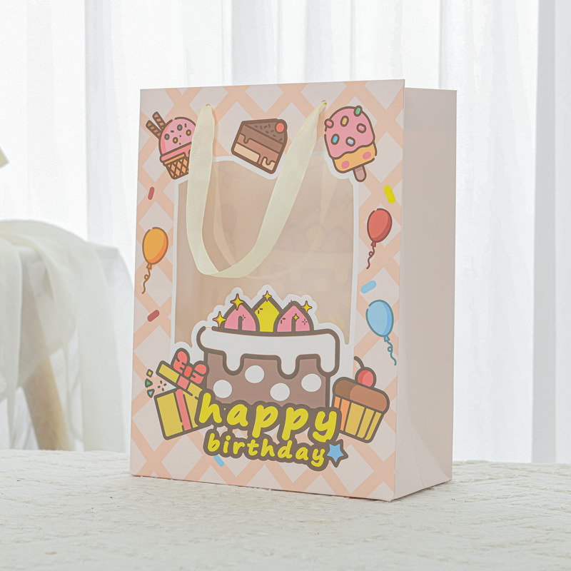 Sweet Cake Happy Birthday Paper Gift Bag