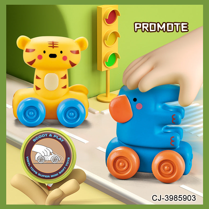 Soft Alphabet Cognitive Car Toy : A-B-C Car Ride (1 pcs Assorted)
