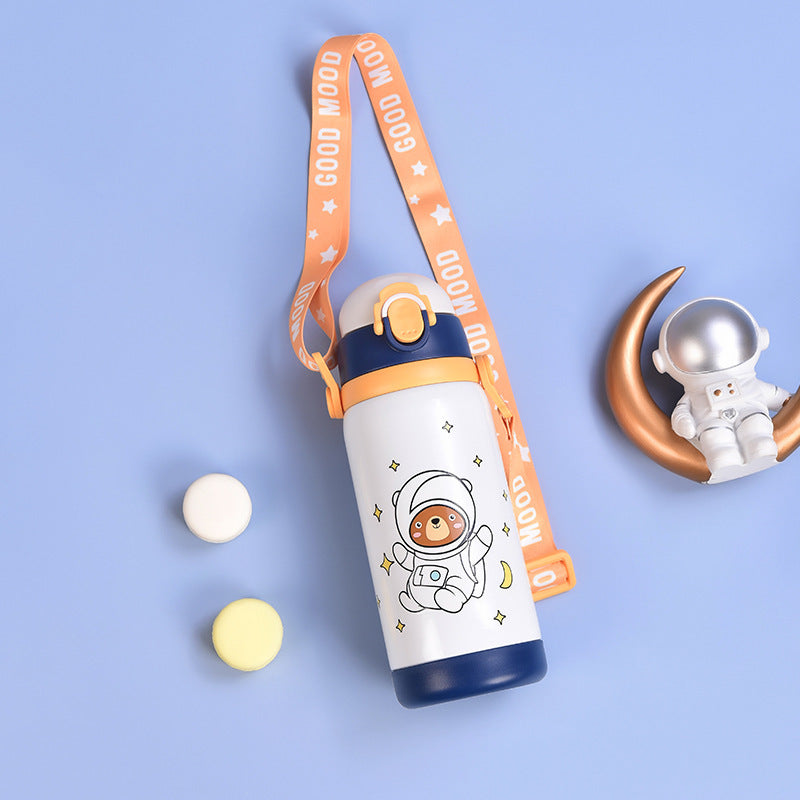 Hot or Cold, Stay Cool with Our Animal Vacuum Bottle 🐻 450ml