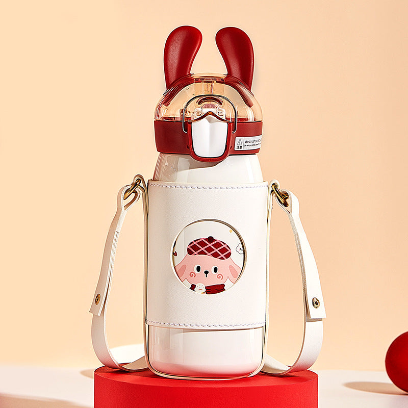 Stay Chill with Bunny Stainless Steel Sipper 530ml