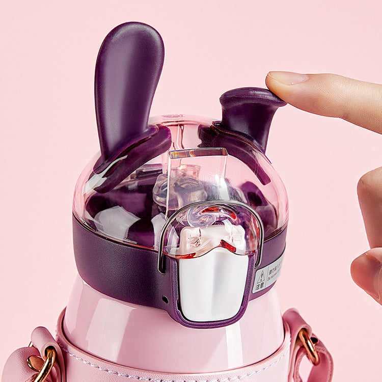 Stay Chill with Bunny Stainless Steel Sipper 530ml