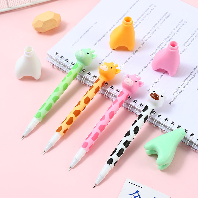 Giraffe Standing Neutral Pen | Stands on Your Desk