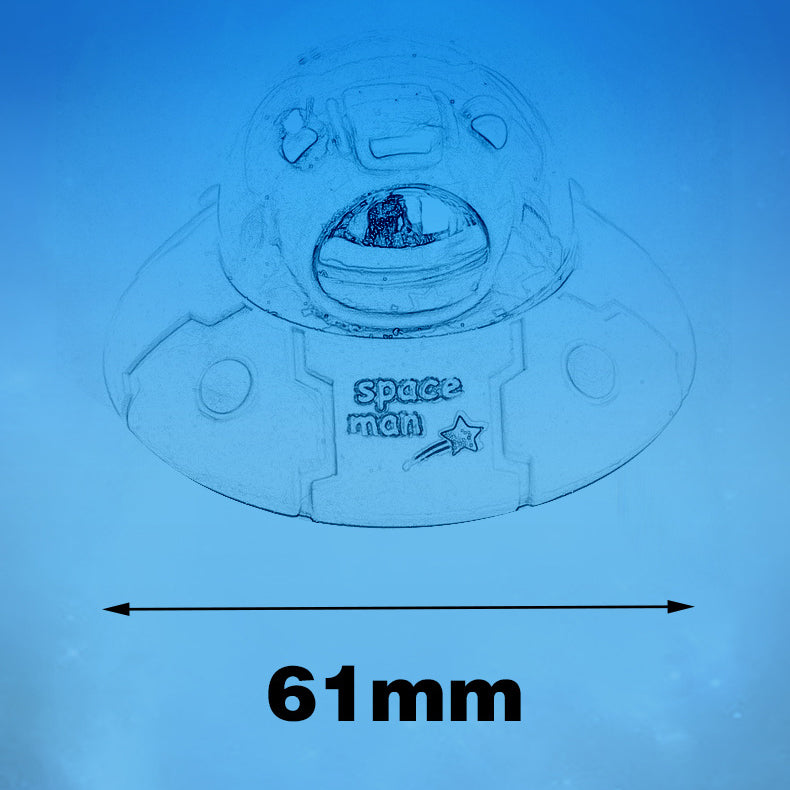 Astronaut UFO 2-in-1 Eraser with in built Sharpener