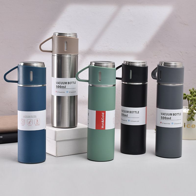 Stainless Steel Vacuum Flask Gift Set