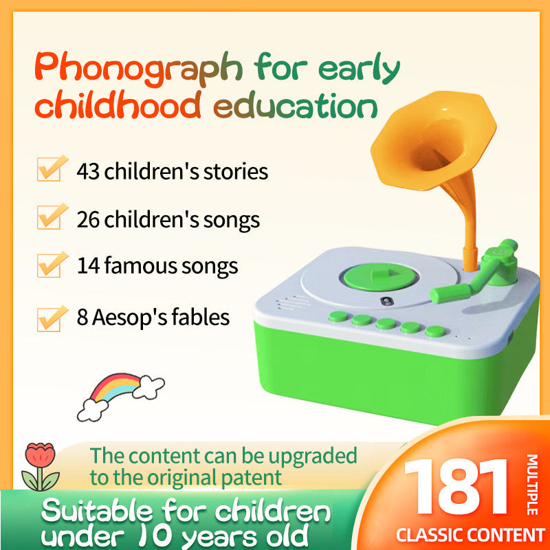 Multifunctional Kids' Educational Gramophone