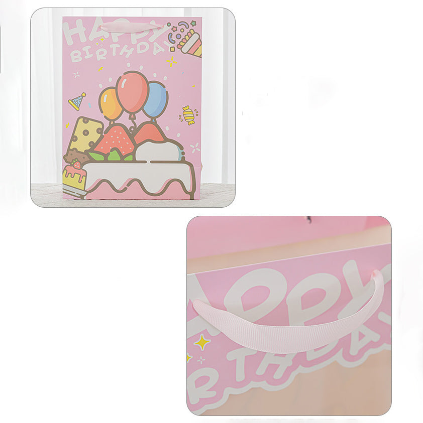 Sweet Cake Happy Birthday Paper Gift Bag
