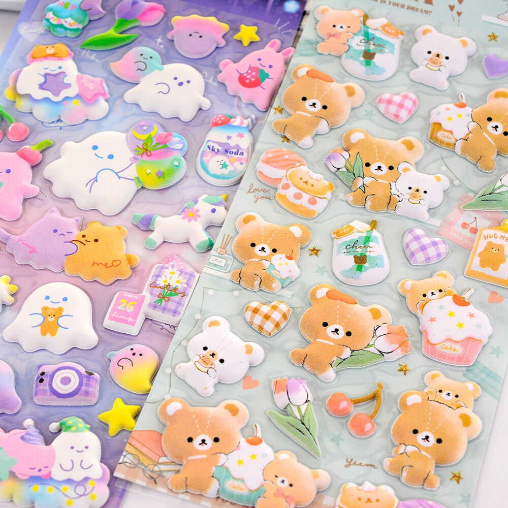 Cute 3D Puffy Sticker | Stick, Style & Smile!