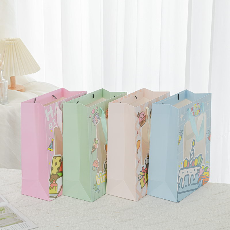 Sweet Cake Happy Birthday Paper Gift Bag