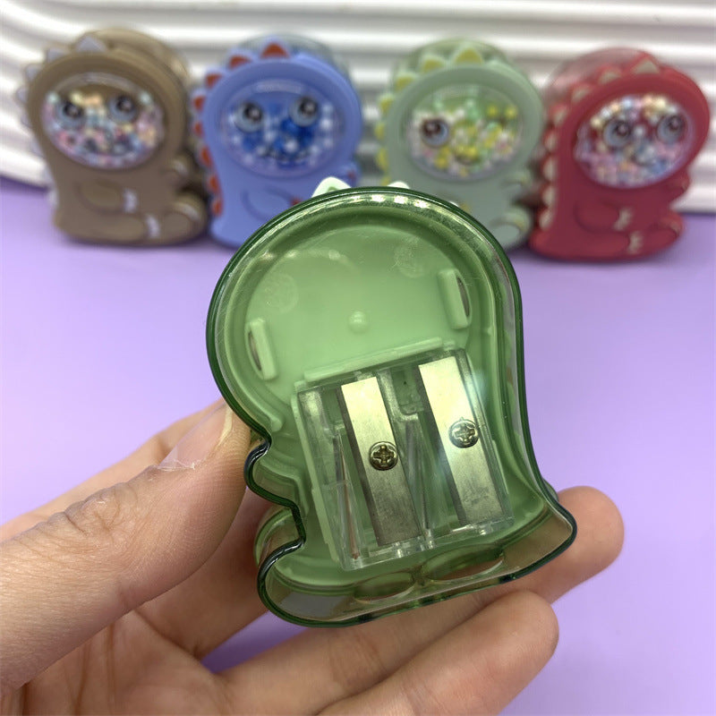 Cute Dino Dual Hole Sharpener