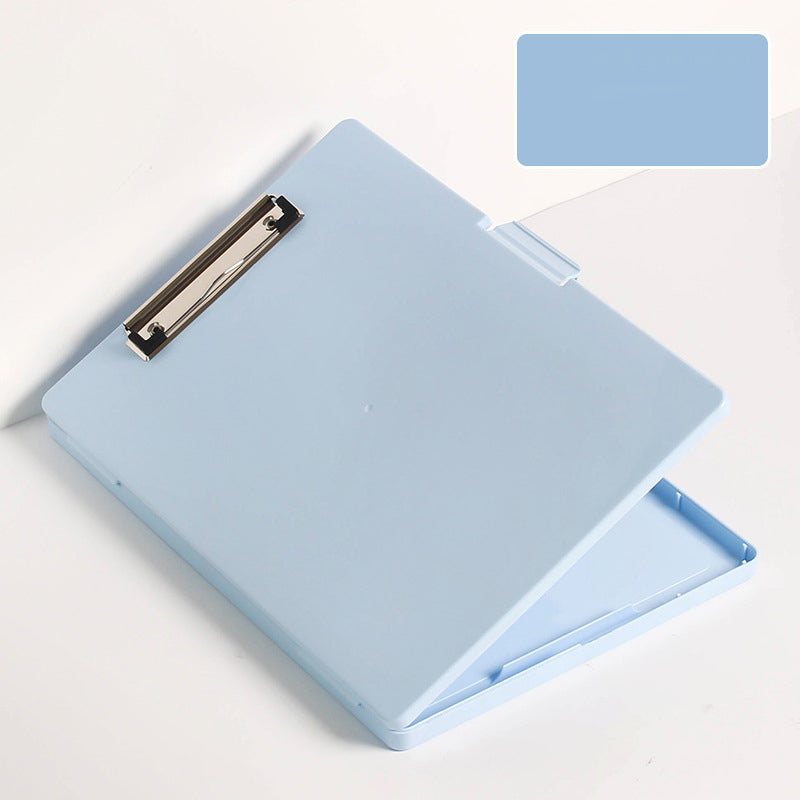 A4 Writing Clipboard Exam Pad with Storage Compartment