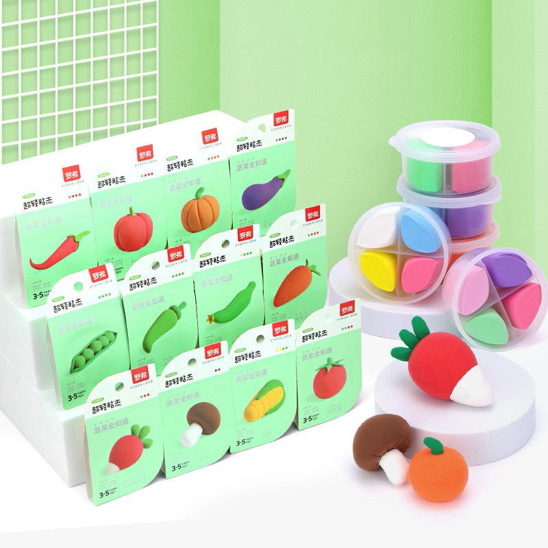 Vegie Themed DIY Air Dry Clay 1 Pcs