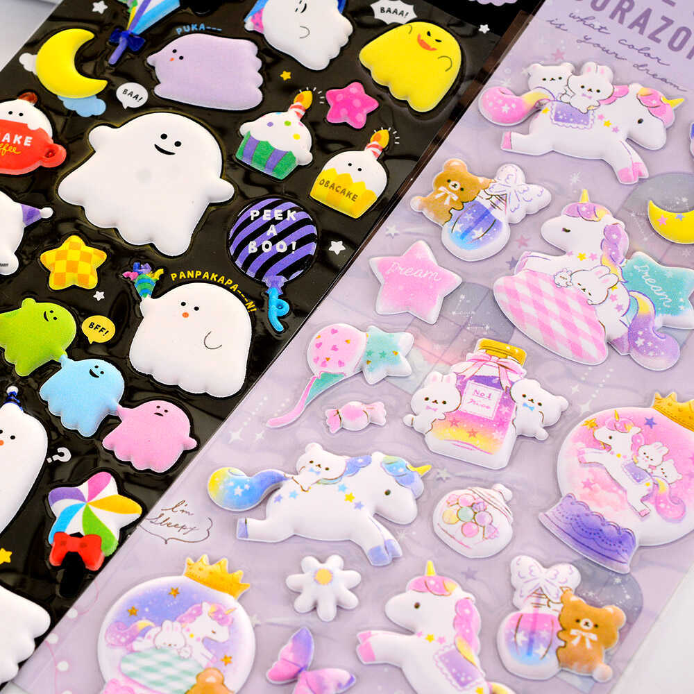 Cute 3D Puffy Sticker | Stick, Style & Smile!