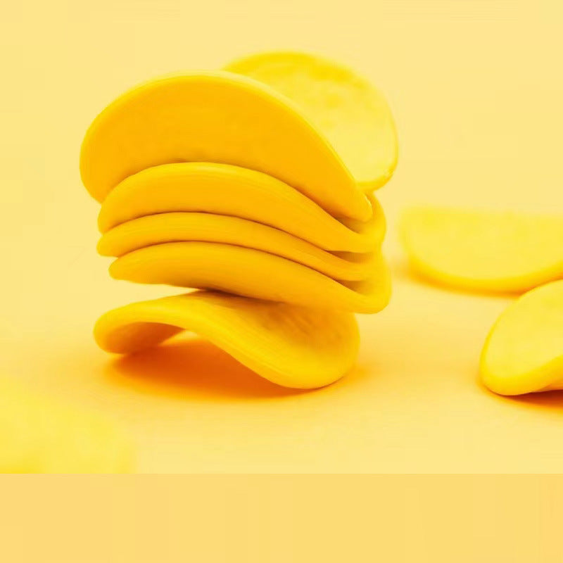 Chips Pencil Erasers Pack of 6