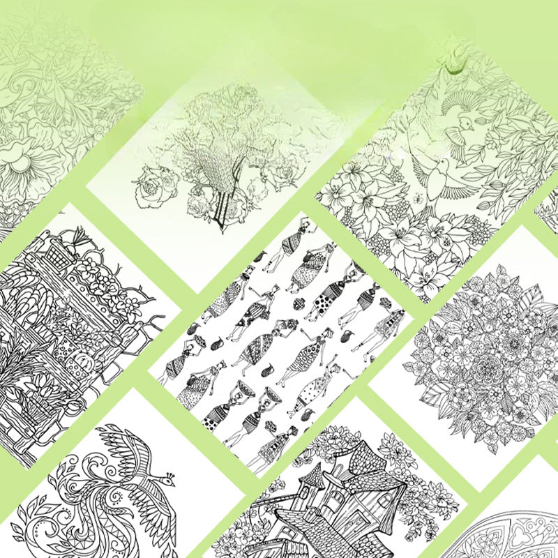 Graffiti Mandala Coloring Book