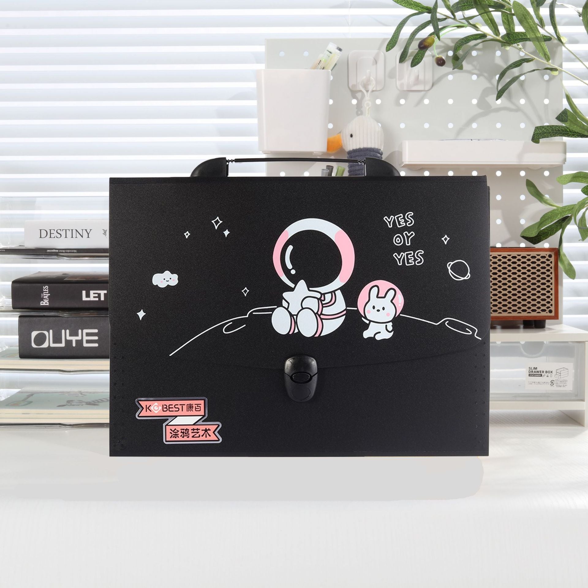 Space Theme Handbag Style File Folder