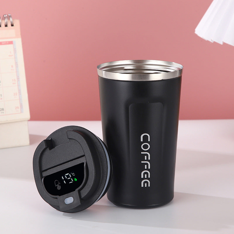 LED Temperature Display Vacuum Coffee Mug 510ml