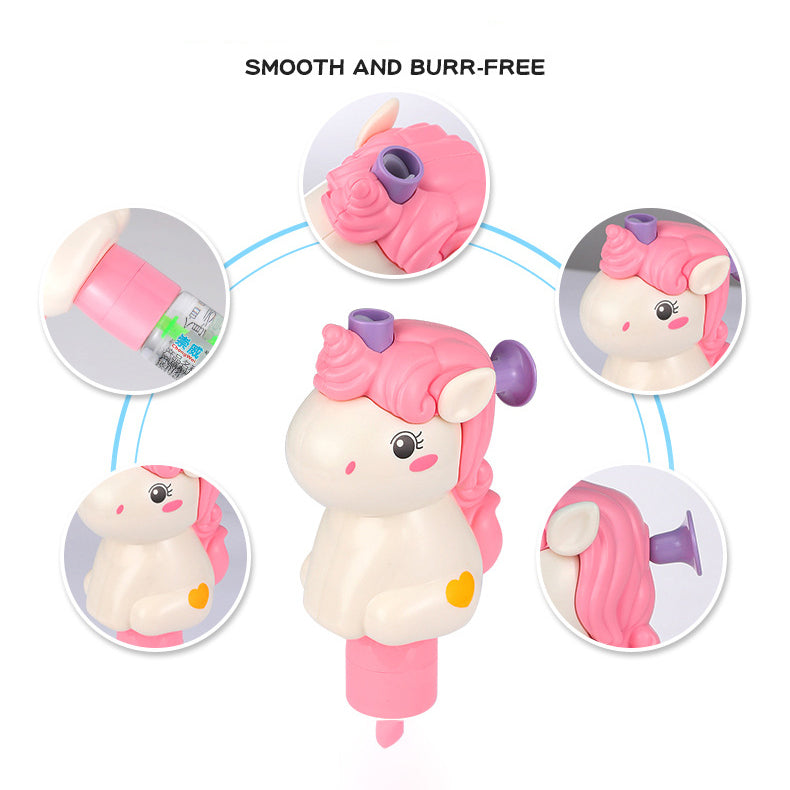 2 in 1 Unicorn Bubble Wand & Flying Saucer