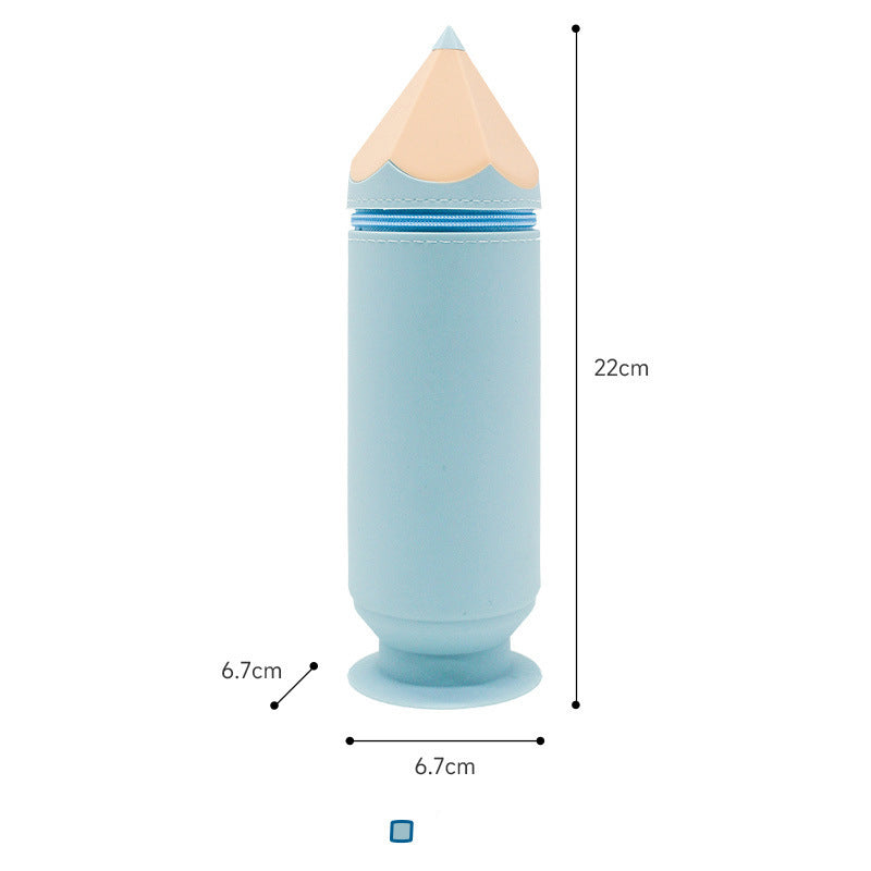 Silicone Soft Zipper Pencil Case | Pouch