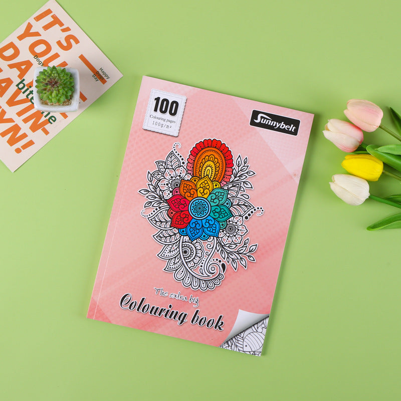 Graffiti Mandala Coloring Book