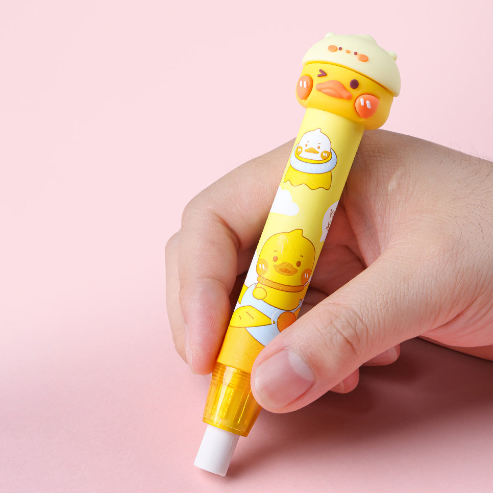 Happy Duck Retractable Sliding Eraser