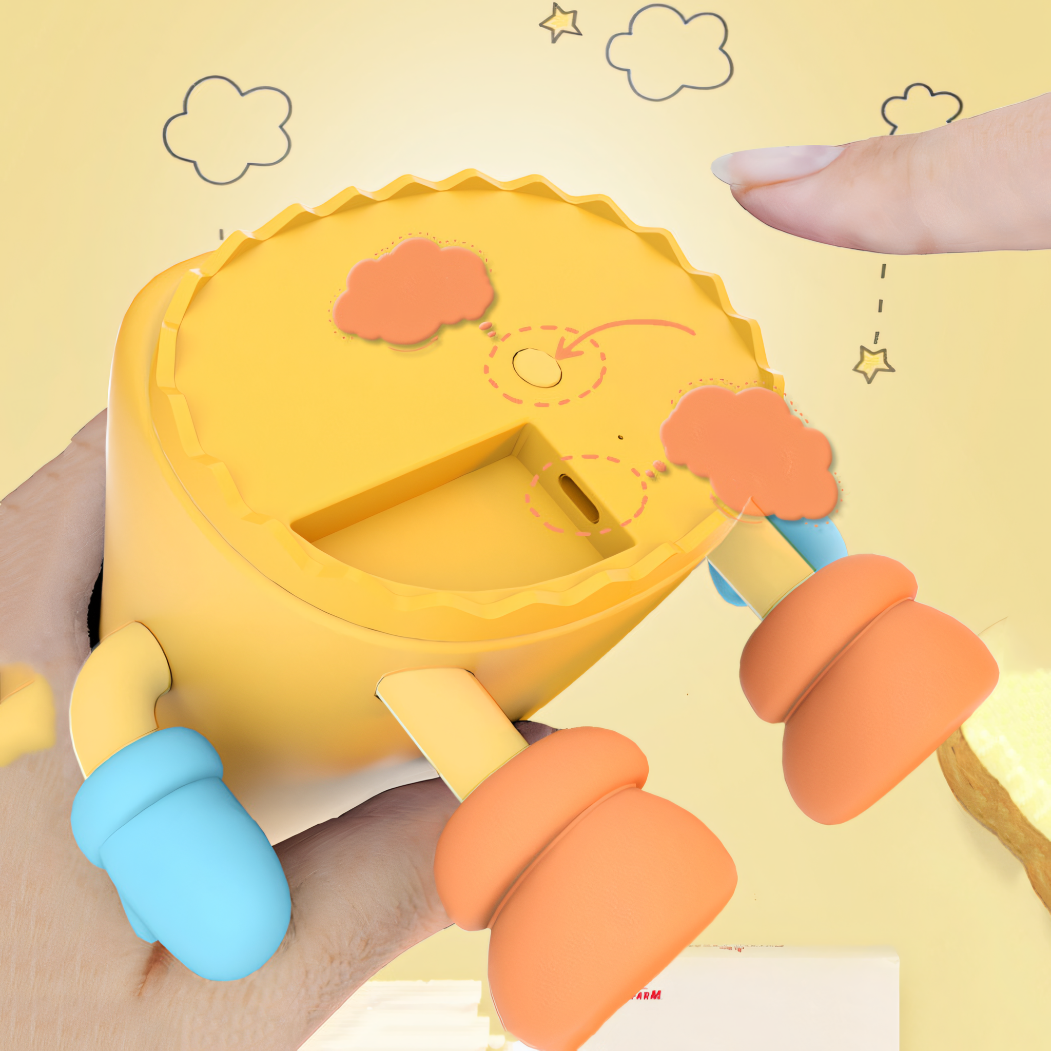 Potato Chips Night Lamp with Phone Stand