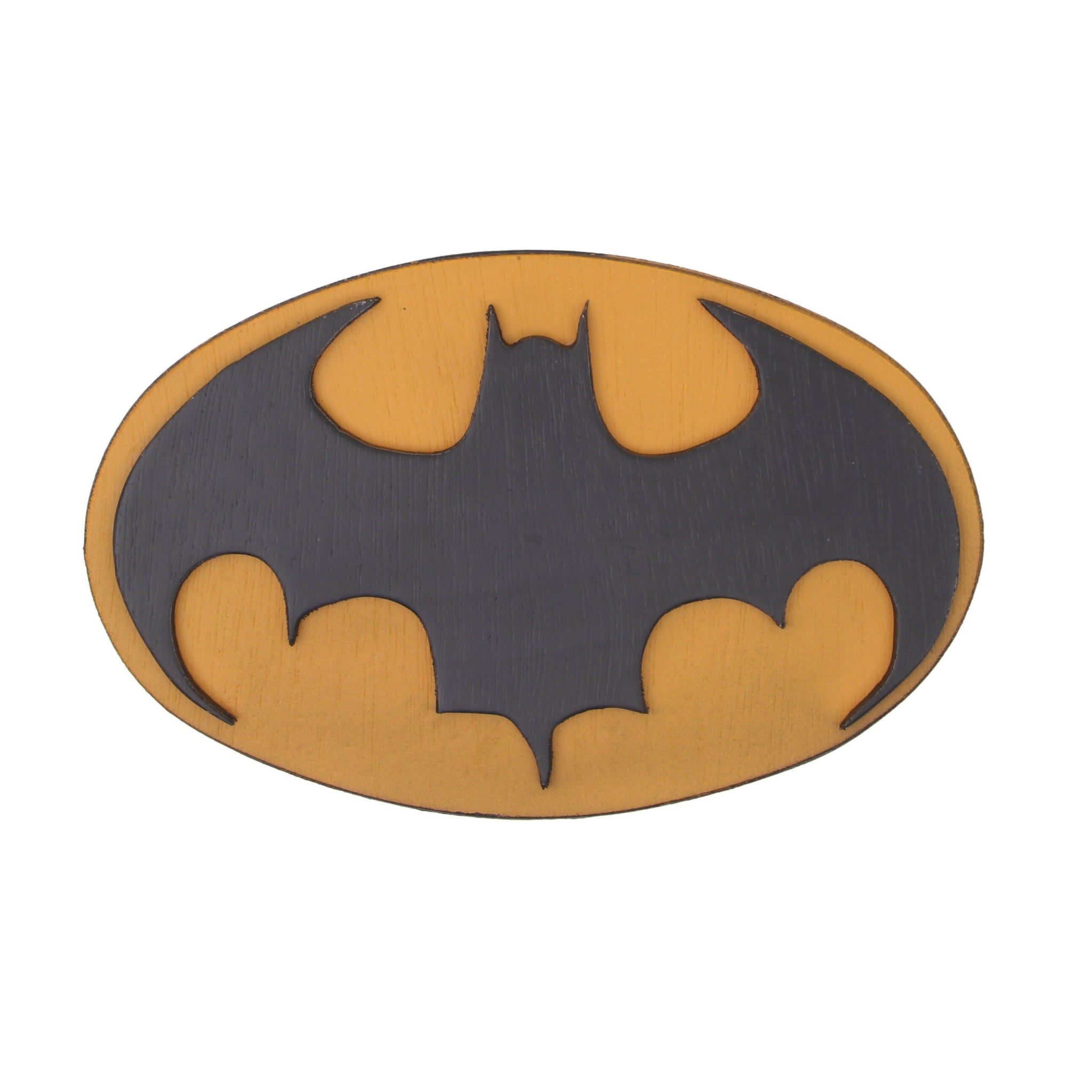 Wooden Batman Symbol Wall Mounts: 22cms (1 Pieces)