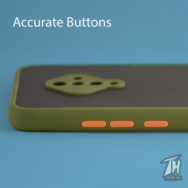 Green Smoke Camera Safe Silicone case for Vivo S1 pro