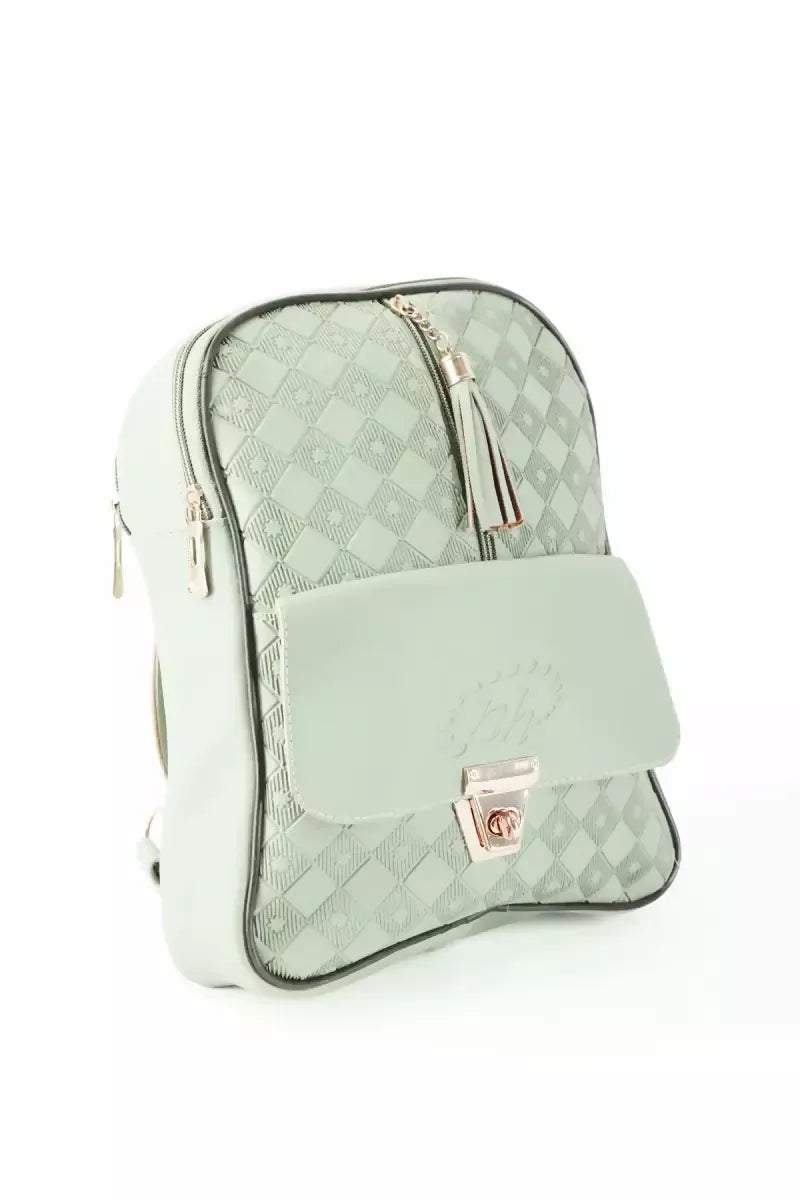 Trendy Casual Backpack for Girls - Sea green