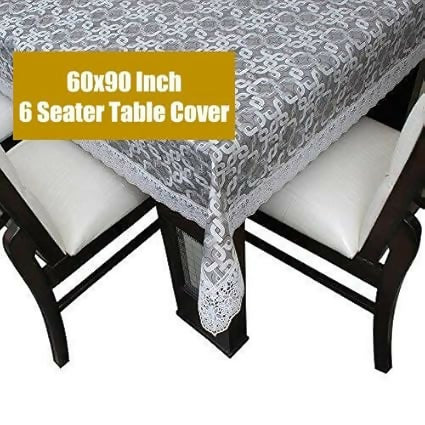 Mopak Decor 3D Printed Table Cover with Lace (Rectangular )