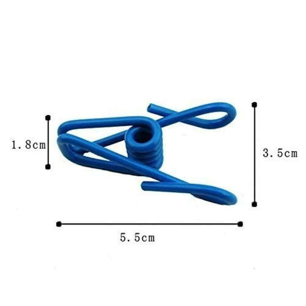 Extendable Cloth Drying Rope with Pulley & Clips
