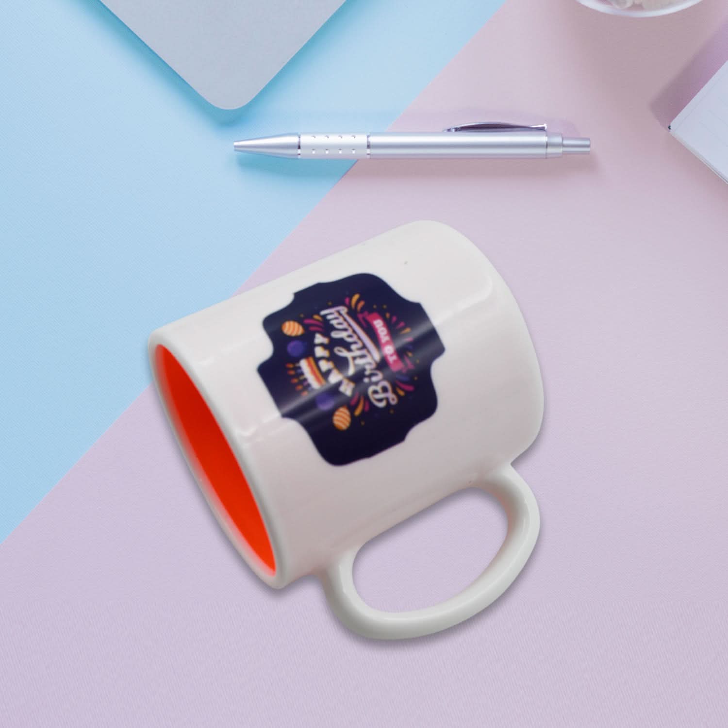 Designer Mug with Spoon & Box – Perfect for Home, Office & Gifting