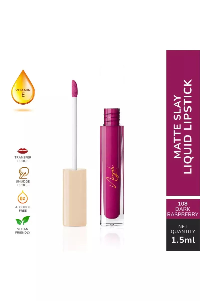 Neyah Matte Slay Liquid Lipstick (1.5 ml, Deep Pink)