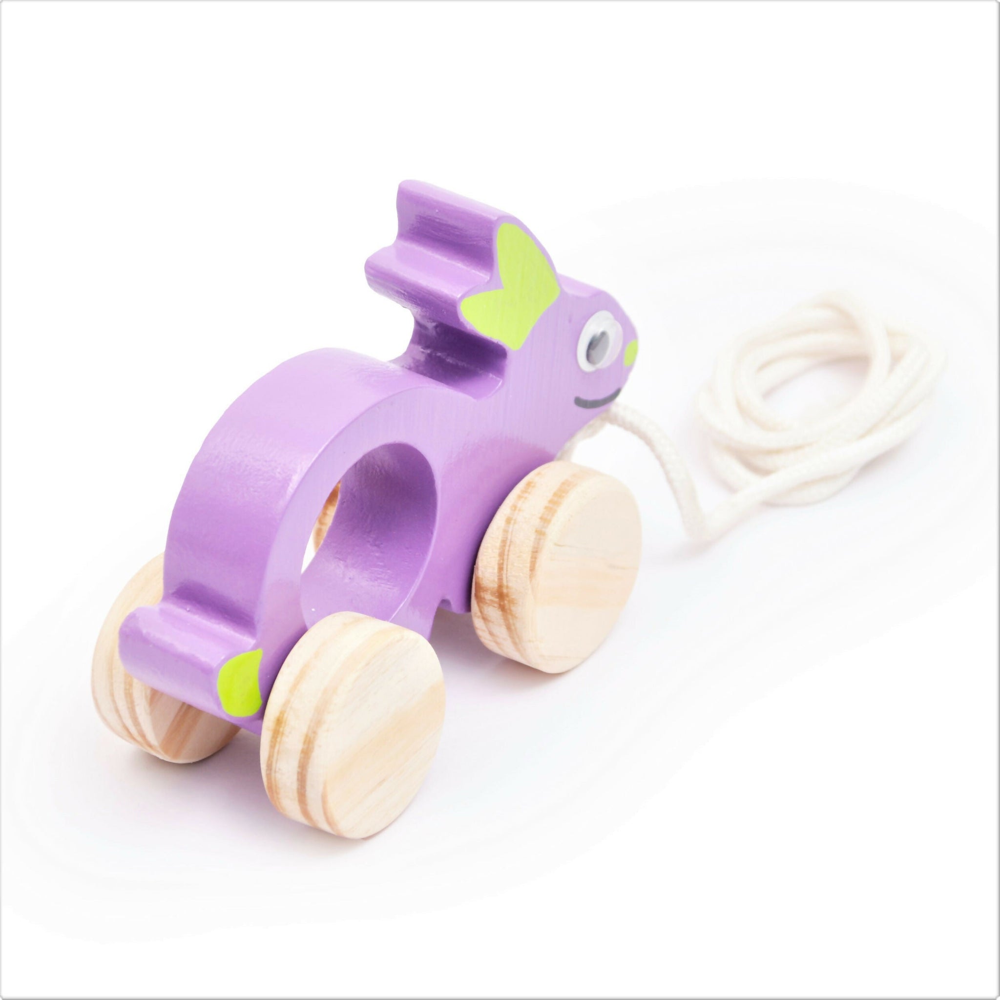 Wooden Rabbit Pull Toys (1 pcs)