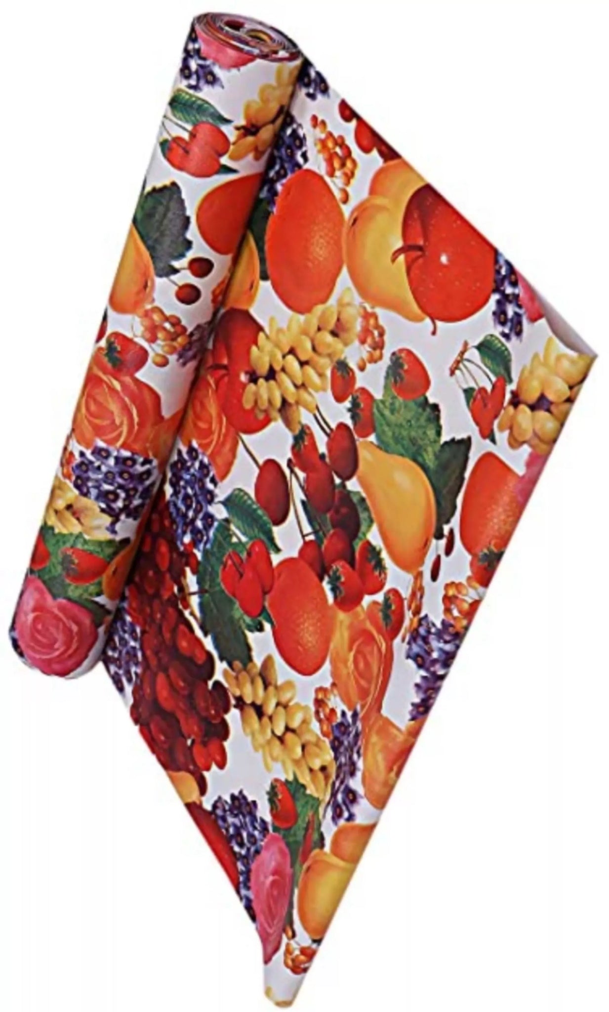 Mopak Decor Polyester Solid Fridge Mat & Cover - (Red)