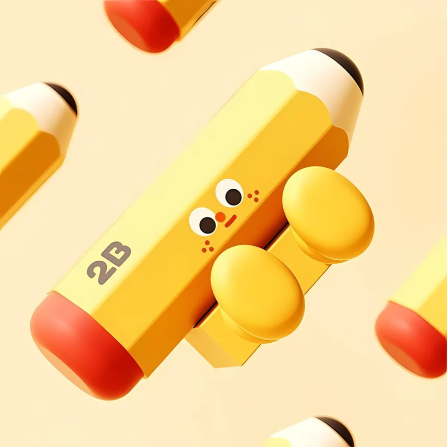 Pencil Shaped Night Lamp with Phone Stand