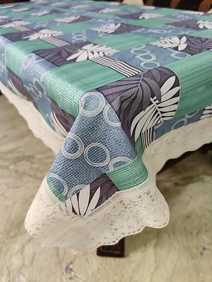 Mopak Decor 3D Print Tablecloth with a Lace Flourish