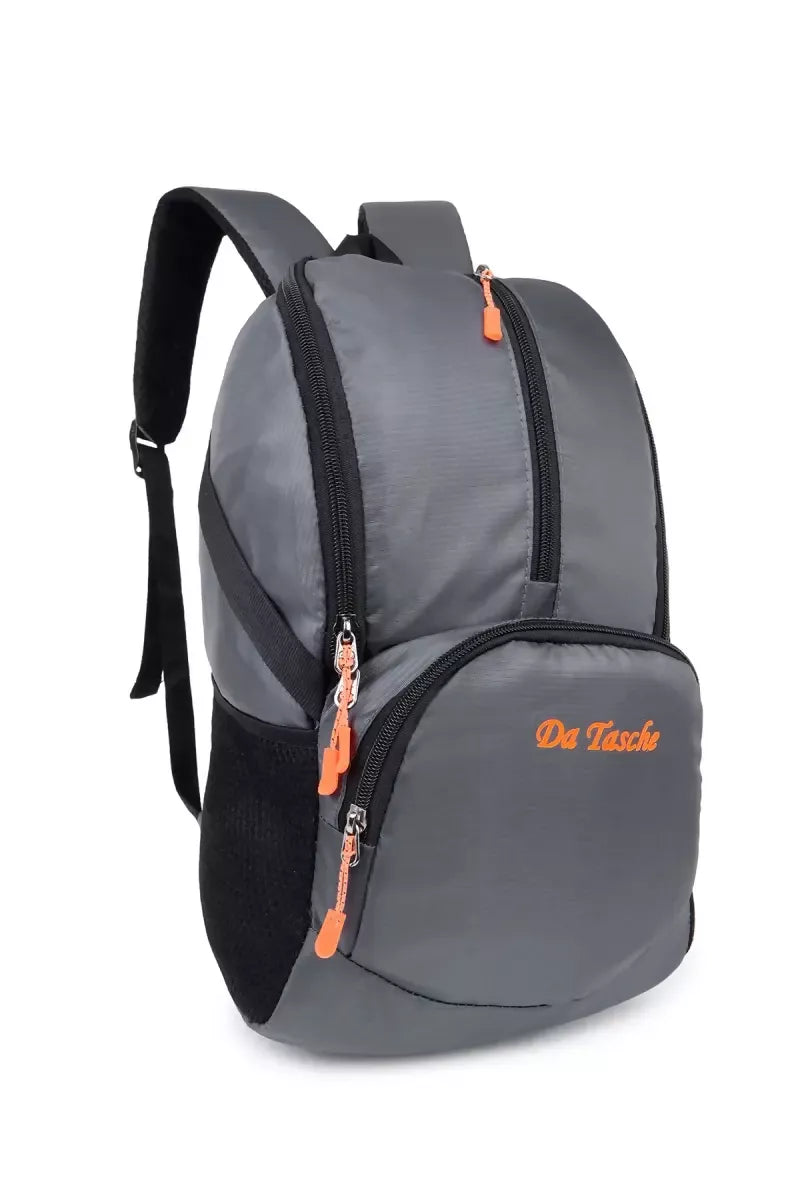 15 L Waterproof Solid Casual Backpack for Unisex - Grey