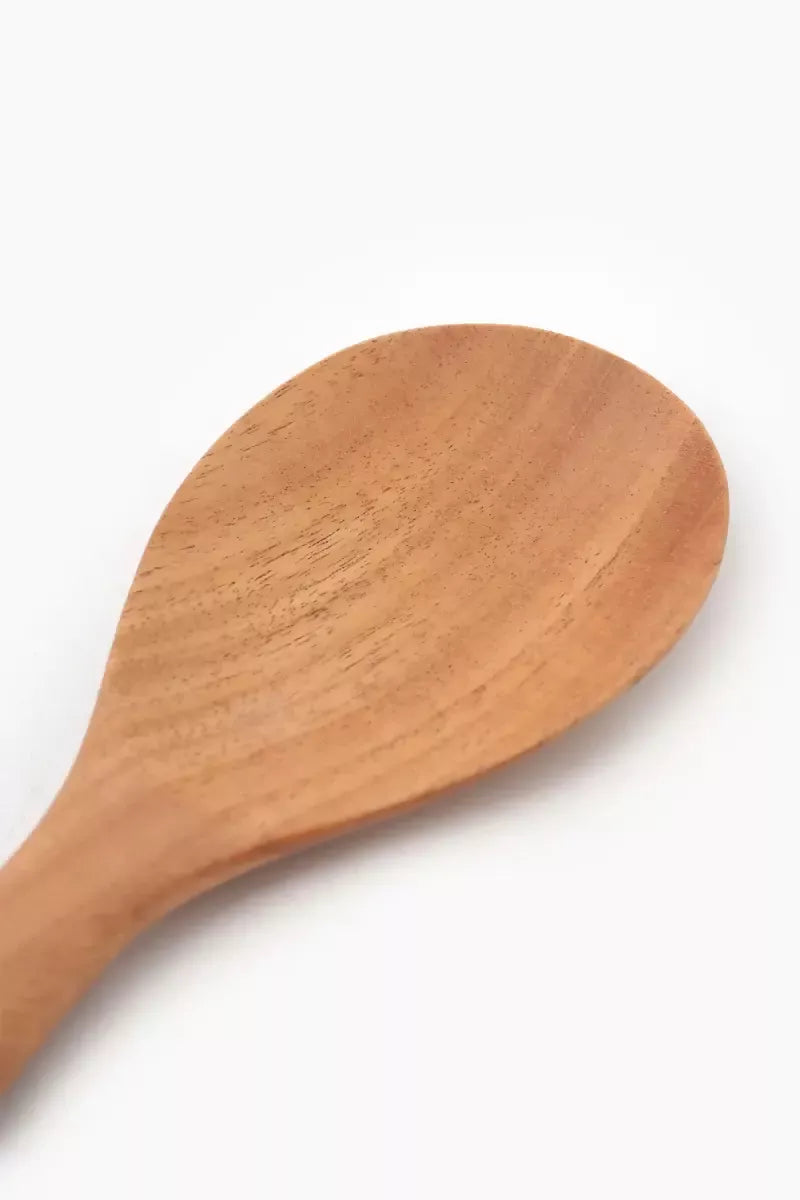 Bluevel Neem Wood Serving Ladle - 25 cm