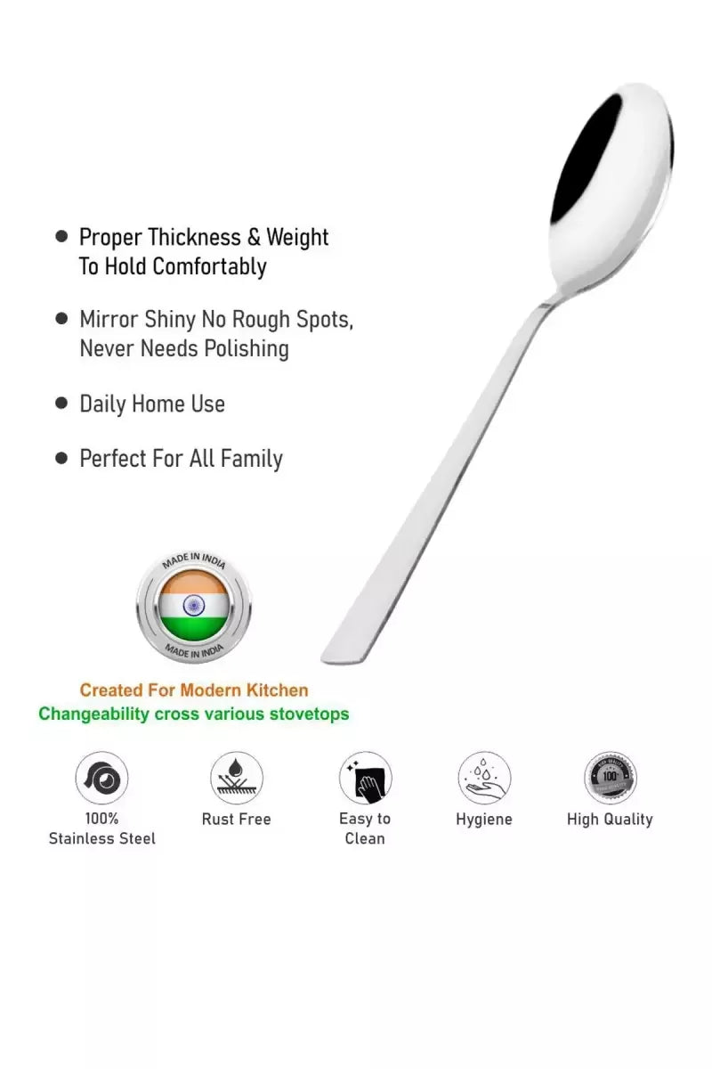 Prabha Stainless Steel Regency Baby Spoon Set - 16cm