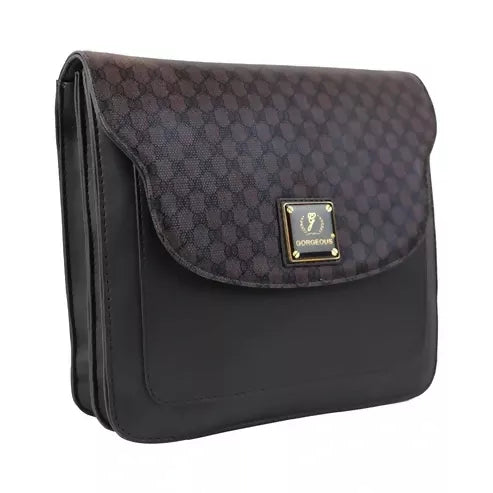 Fashionably Hands-Free: Trendy Women's Sling Bag with Crossbody Strap (Black)