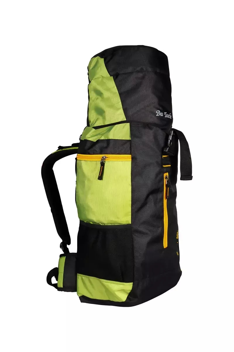 Rush 50L Trekking & Travel Rucksack for Unisex - Green