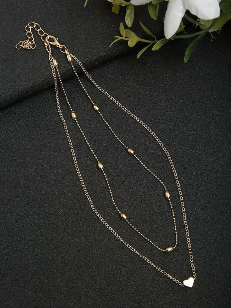 Pinapes Brass and Necklace for Women & Girls