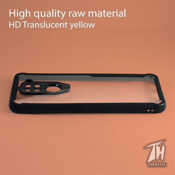Shockproof silicone protective transparent Case for Redmi note 9