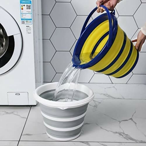 10 Litre Folding Water Bucket with Handle Portable & Foldable