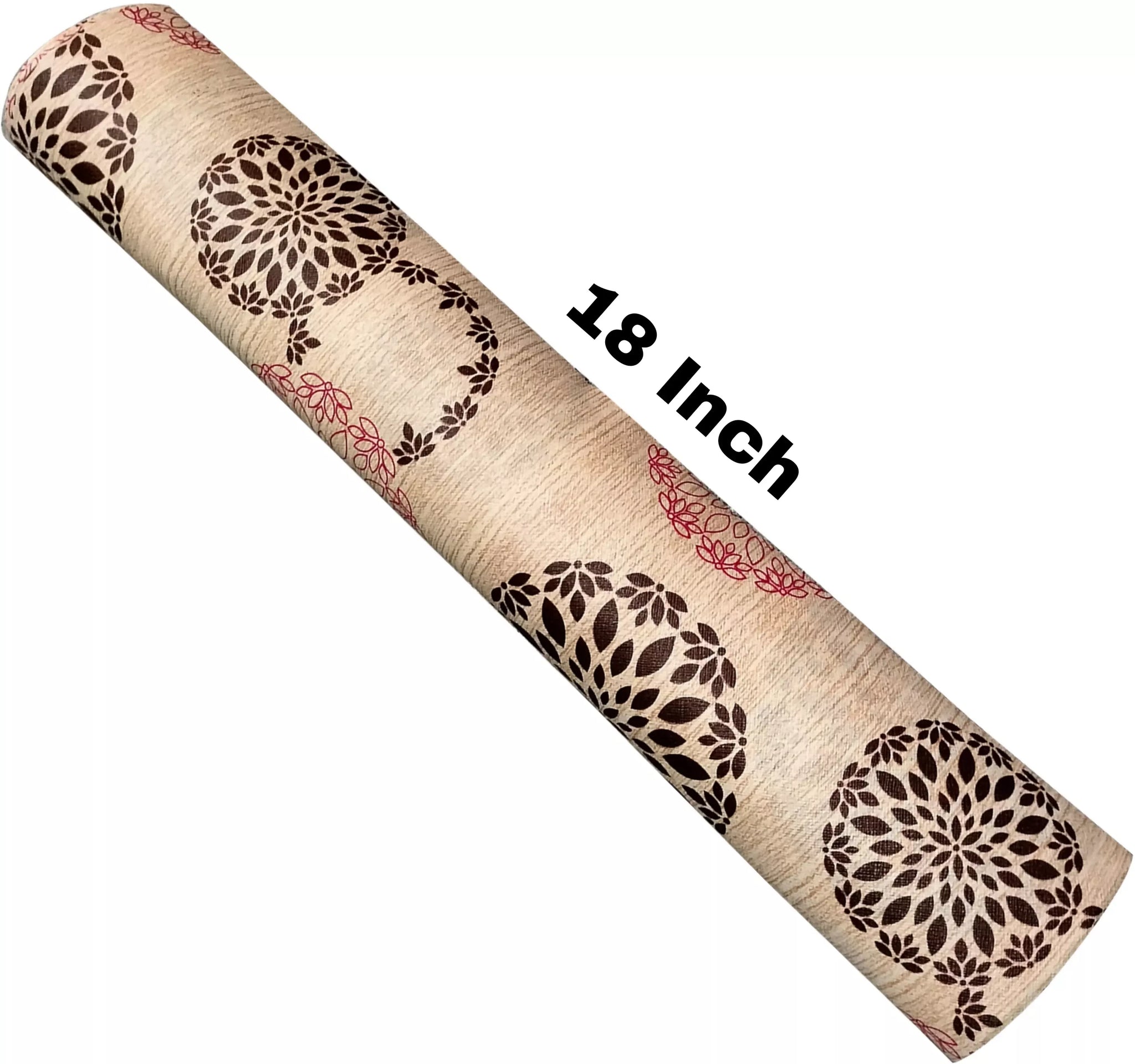 Mopak Decor Polyester Solid Fridge Mat & Cover - 50045 (Brown)