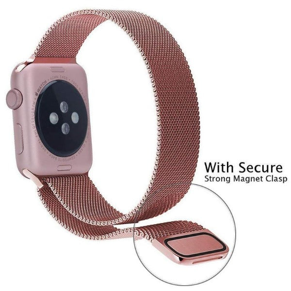 Rose gold Chain Strap For Apple Watch Series SE 2020 (38mm/40mm/41mm)
